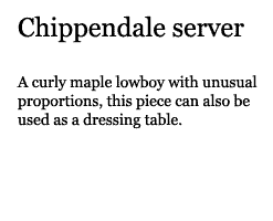 Description of Chippendale server.