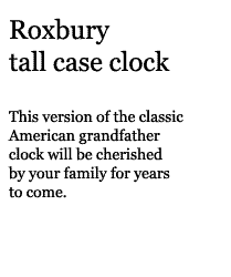 Description of Roxbury clock.