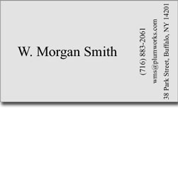 W. Morgan Smith's Business Card